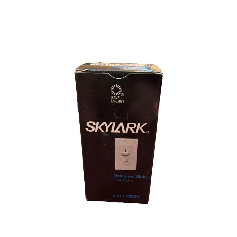 x2 LUTRON Skylark SF-10P-LA / SF10PLA 8 A Single Pole Preset Slide Dimmer Switch